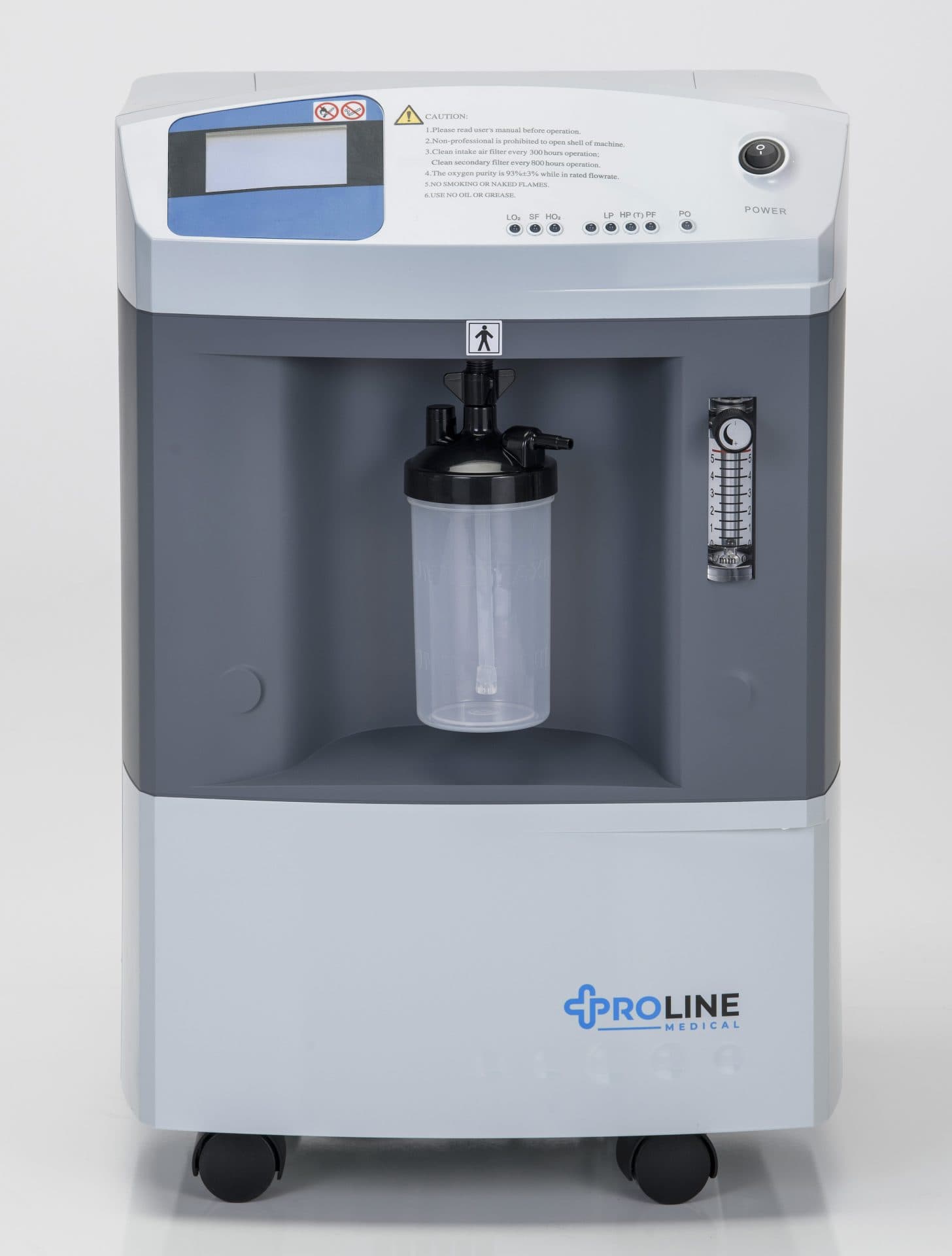 5 Liter Oxygen Concentrator, >45dba, Weights 37Lbs
