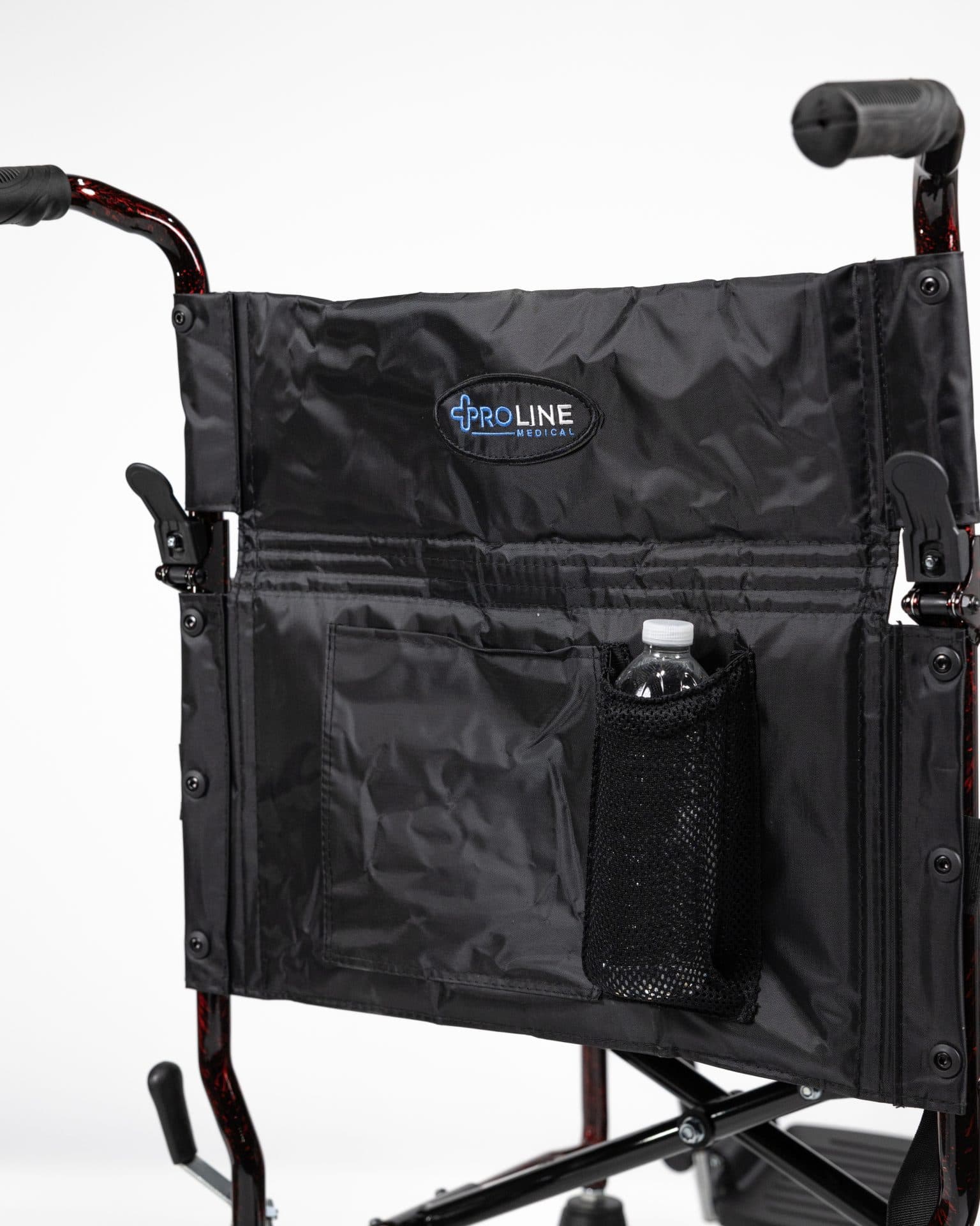 TC4119 Aluminum Lightweight Transport Chair, 300Lb Weight Cap, Laser Red, Laser Blue
