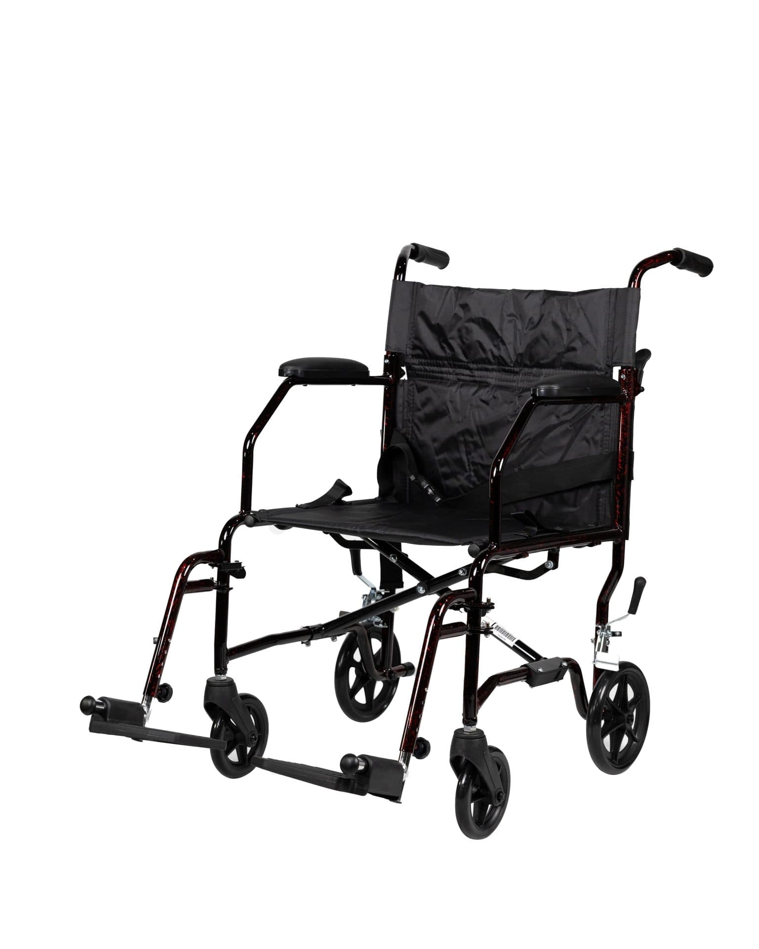 TC4119 Aluminum Lightweight Transport Chair, 300Lb Weight Cap, Laser Red, Laser Blue